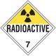 HAZMAT 5420-01-076-6096 Radioactive, License Exempt
