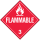 HAZMAT 8030-00-231-2345 Flammable Liquid, DOT Packing Group III, OSHA IC